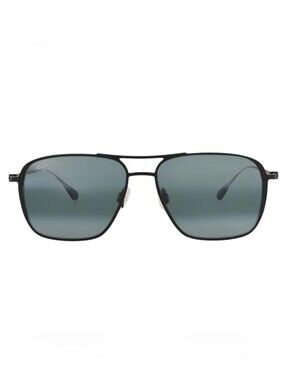 New! Maui Jim 541N-2M Beaches Unisex Maui Black Gray Unisex Polarized Sunglasses